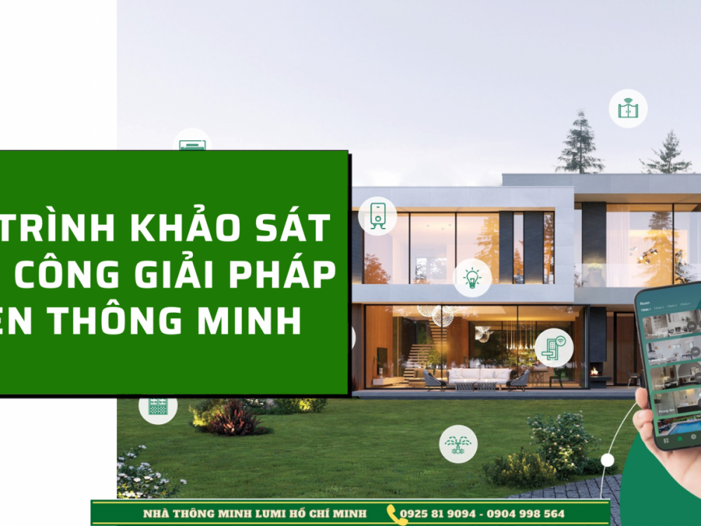 Quy trình Khảo sát và Thi Công Giải Pháp Điện Thông Minh với Khách Hàng